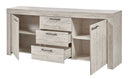 Dressoir | Meubelserie Rogon | Lichtgrijs | 210 x 43 x 90 (h) cm