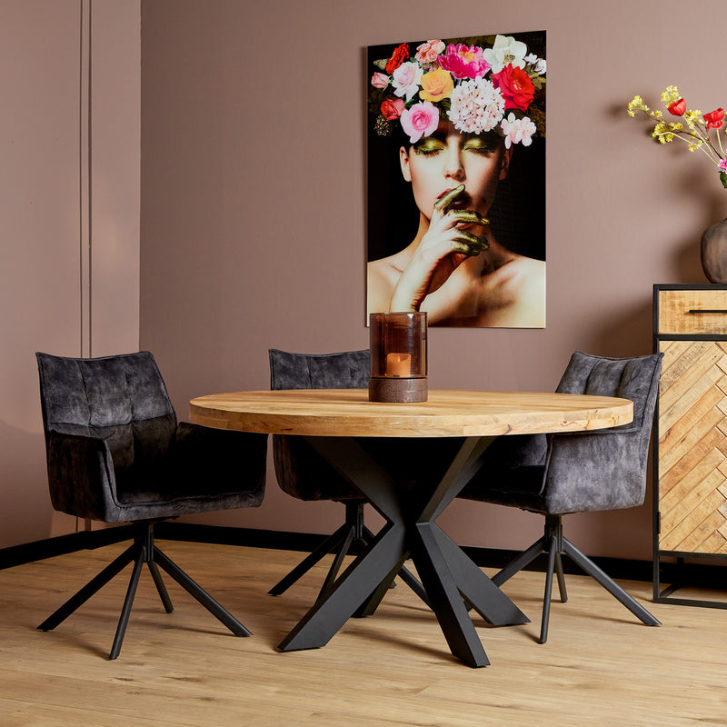 Eettafel Denver | 110 cm | Rond