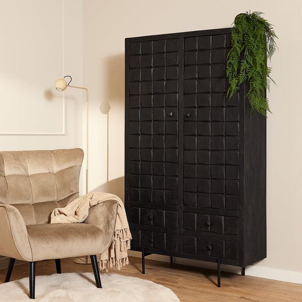 Kabinet Brandy Black | 100 cm