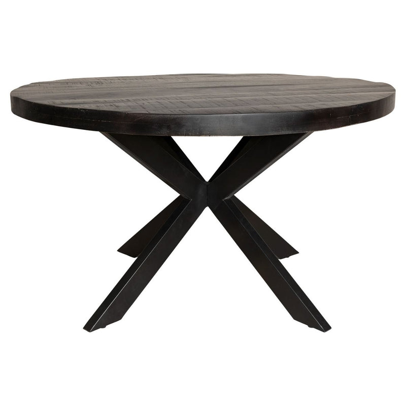 Eettafel Denver Black | 140 cm | Rond