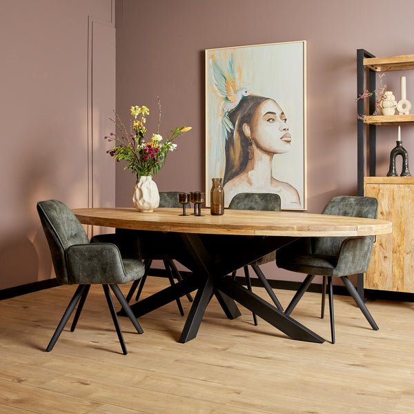 Eettafel Denver | 300 cm | Ovaal