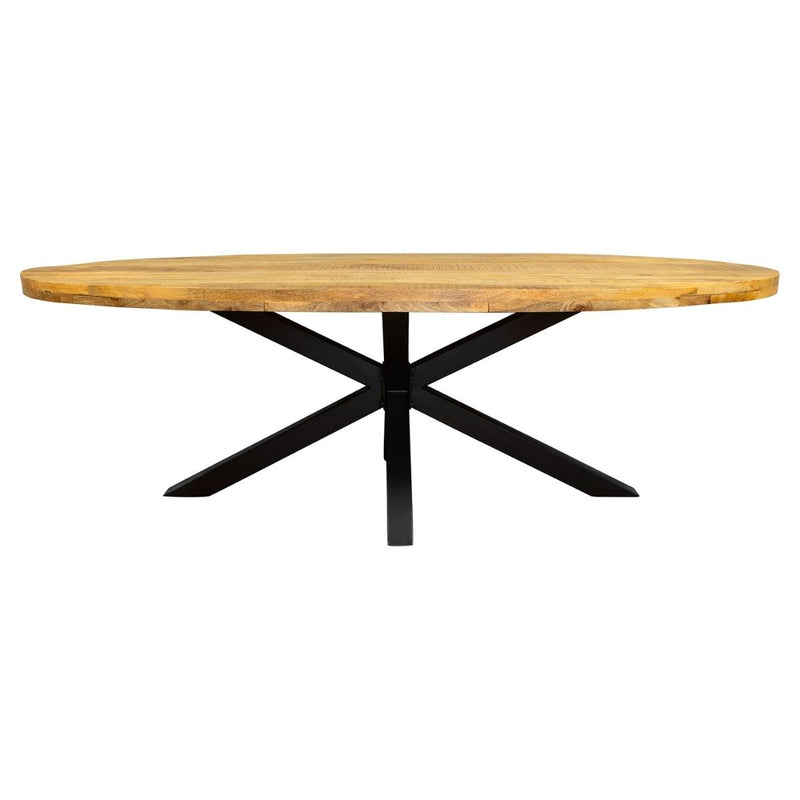 Eettafel Denver | 160 cm | Ovaal