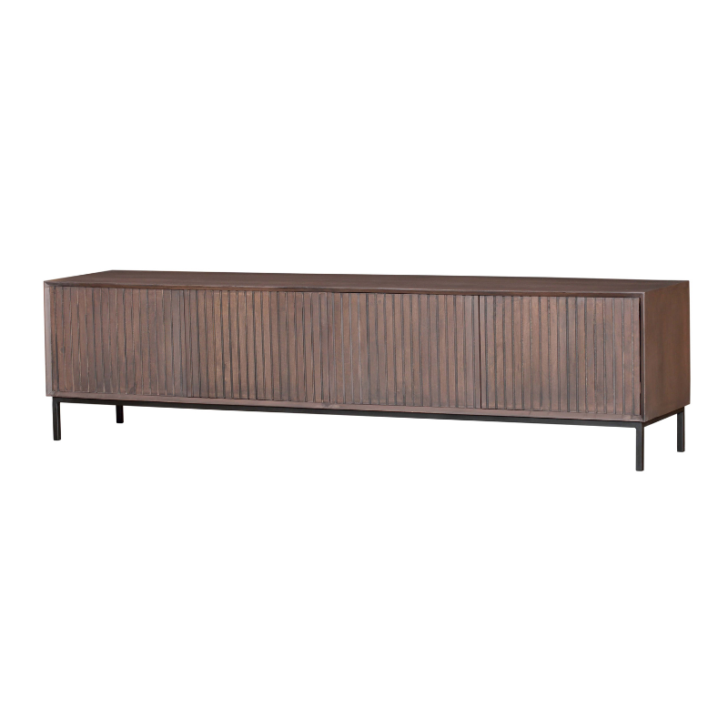 Tv meubel Madison Walnut | 210 cm