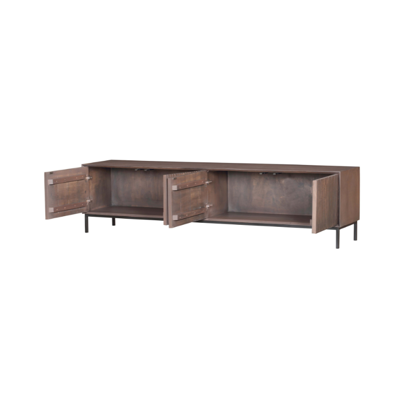 Tv meubel Madison Walnut | 210 cm