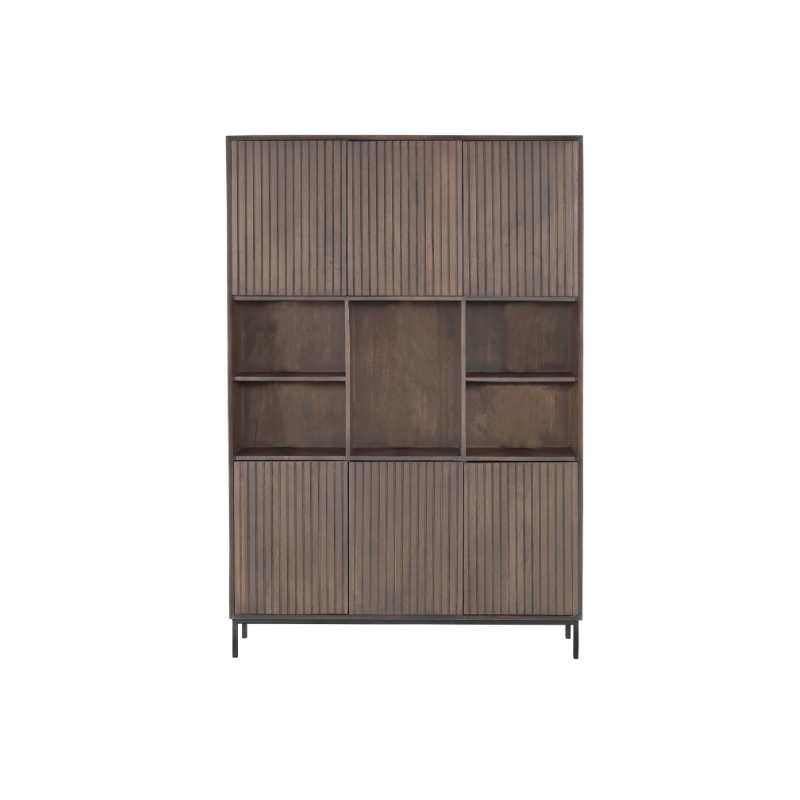 Vakkenkast Madison XL Walnut | 135 cm