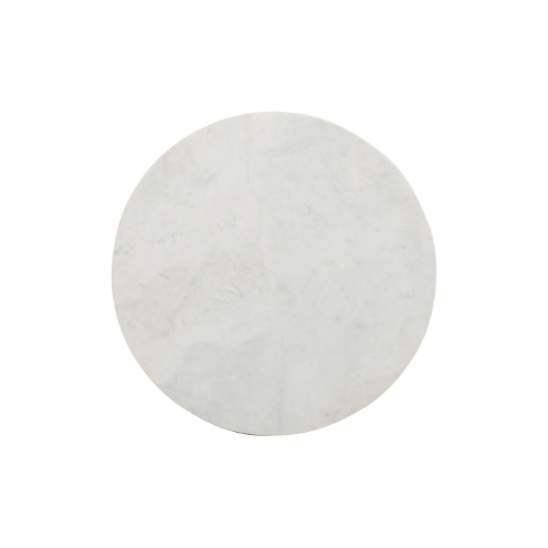 Bijzettafel Kay White marble | 40 cm