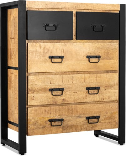 bas 5 drawer chest 90