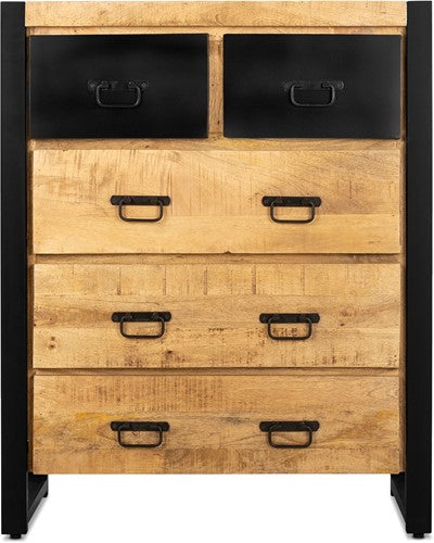 bas 5 drawer chest 90