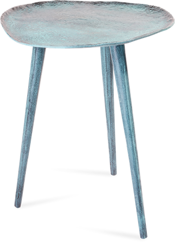 sidetable blauw patina 34,5