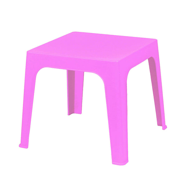 Kinder tafel binnen/buiten 50x50 roze