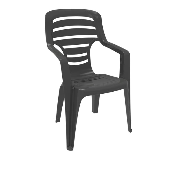 "GARBAR PIREO Armchair Outdoor Anthracite" - Dutch Product Name: "GARBAR PIREO Fauteuil Buitenshuis Antraciet"