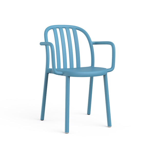"RESOL SUE Armchair Indoor, Outdoor Retro blue" - Dutch Product Name: "RESOL SUE Fauteuil Binnen, Buiten Retro blauw"