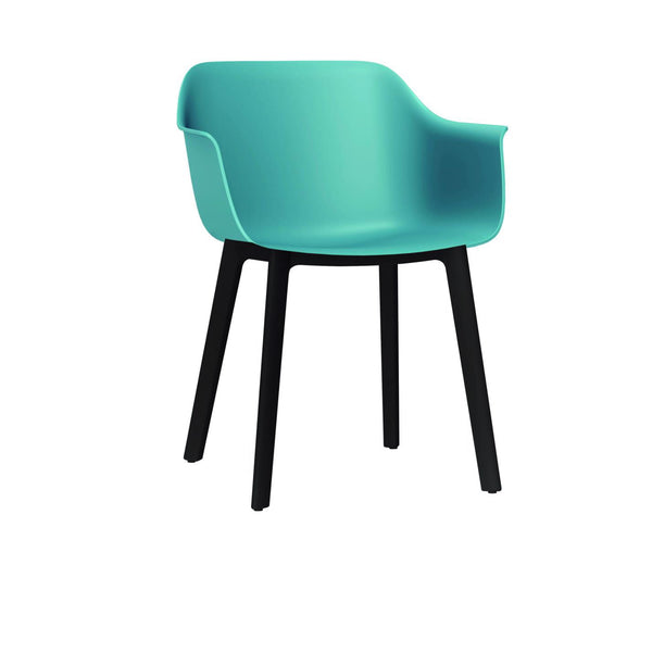RESOL SHAPE Armchair Click Indoor Retro blauw - Zwart