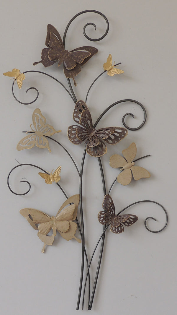 3D-metaalschilderij - Vlinders