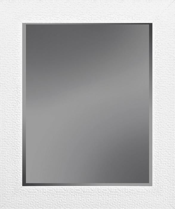Spiegel met facet, 54x154cm incl. lijst. Wit