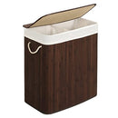 Laundry Basket met 2 Secties  Bruin