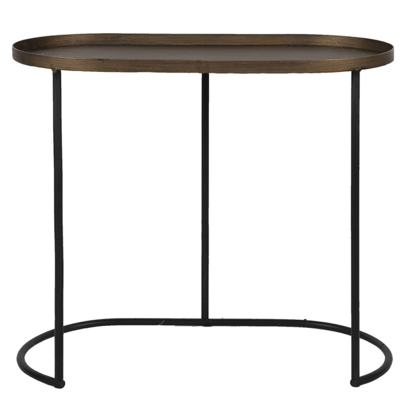 Bijzettafel  60x31x53 cm Goudkleurig Ijzer