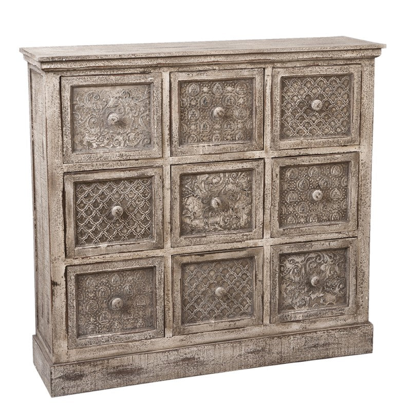 Ladekast  101x28x95 cm Bruin Hout Rechthoek Dressoir