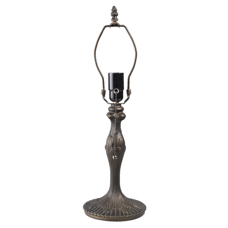 Lampenvoet Tafellamp Tiffany  Ø 15x42 cm  Bruin Kunststof Lampvoet