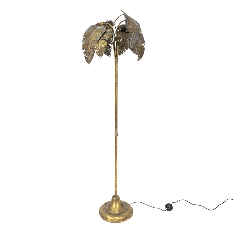 Vloerlamp  64x64x165 cm Goudkleurig Metaal Staande Lamp