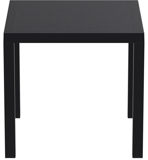GARBAR ARCTIC Vierkante Tafel Binnen, Buiten 80x80 Zwart