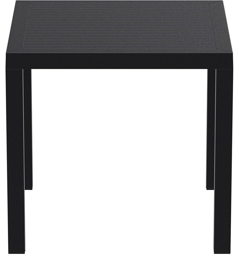GARBAR ARCTIC Vierkante Tafel Binnen, Buiten 80x80 Zwart