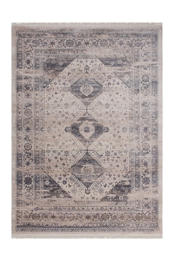 Vloerkleed Tibet - Haixi | zilver