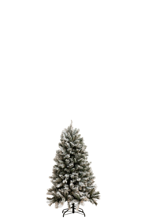 Kerstboom Plastiek Besneeuwd Groen Small