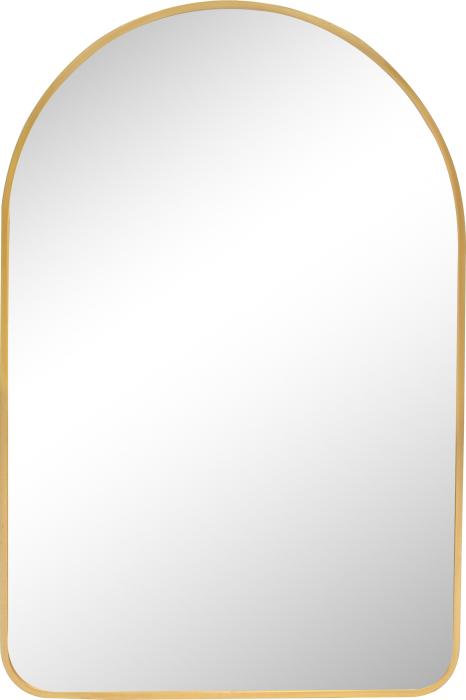 Spiegel met aluminium lijst 50x75cm. Brons
