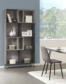 Eettafel | Meubelserie Moon | Lichtgrijs en donkergrijs | 180 x 90 x 77,5 (h) cm