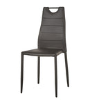 Eetkamerstoel | Meubelserie Rogon | Zwart | 41 x 46,5 x 95 (h) cm