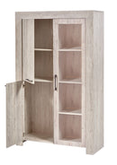 Wandkast | Meubelserie Rogon | Lichtgrijs | 110 x 43 x 180 (h) cm