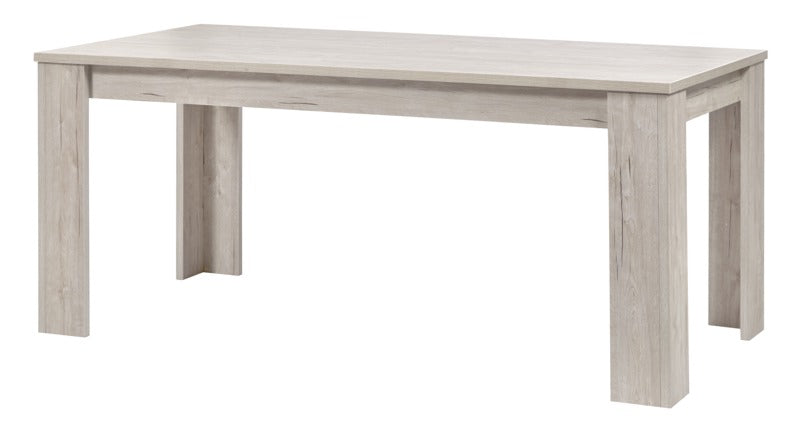 Eettafel | Meubelserie Rogon | Lichtgrijs | 180 x 90 x 76 (h) cm