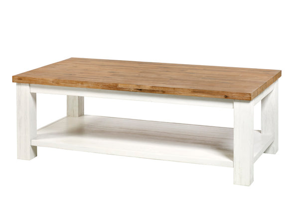 Salontafel | Meubelserie Tris | Wit | 130 x 60 x 45 (h) cm