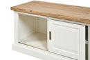 TV meubel | Meubelserie Tris | Wit | 155 x 55 x 48 (h) cm