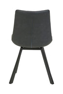 Eettafelstoel | Meubelserie Odin | Antraciet | 47 x 50 x 85 (h) cm