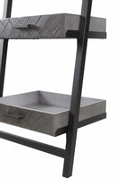 Wandrek | Meubelserie Micras | Donkergrijs, zwart | 70 x 51 x 200 (h) cm