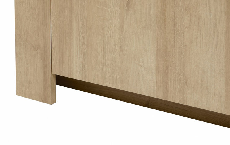 Dressoir | Meubelserie Ariya | bruin, naturel, lichtgrijs | 215 x 45 x 90 (h) cm