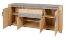 Dressoir | Meubelserie Ariya | bruin, naturel, lichtgrijs | 215 x 45 x 90 (h) cm