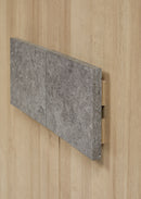 Vitrinekast | Meubelserie Ariya | bruin, naturel, lichtgrijs | 105 x 42 x 175 (h) cm