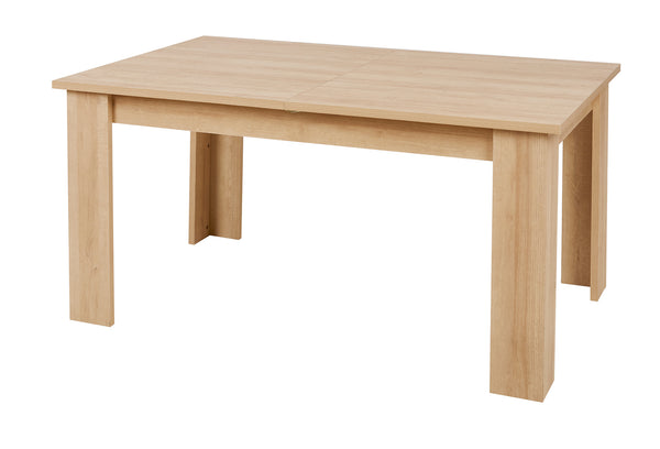 Eettafel | Meubelserie Ariya | bruin, naturel, lichtgrijs | 160 x 100 x 76 (h) cm