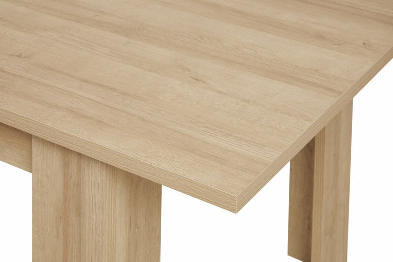 Eettafel | Meubelserie Ariya | bruin, naturel, lichtgrijs | 160 x 100 x 76 (h) cm