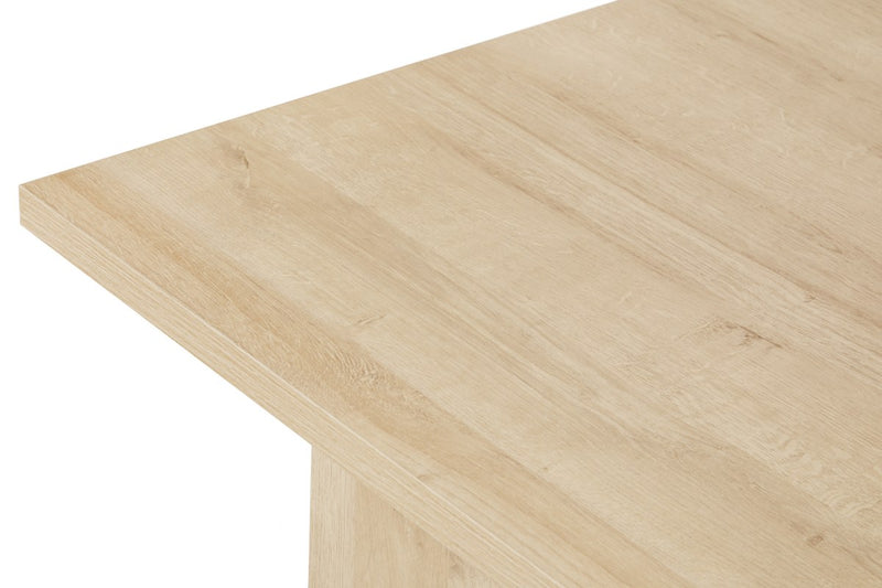 Eettafel | Meubelserie Ariya | bruin, naturel, lichtgrijs | 160 x 100 x 76 (h) cm