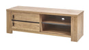 TV meubel | Meubelserie Basto | bruin, naturel | 150 x 48 x 50 (h) cm