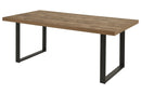 Eettafel | Meubelserie Basto | bruin, naturel | 230 x 100 x 76 (h) cm