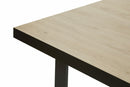 Tafel | Meubelserie Tilly | bruin, naturel, zwart | 200 x 100 x 76 (h) cm