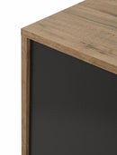 Dressoir | Meubelserie Manor | bruin, naturel, zwart | 220 x 50 x 89 (h) cm