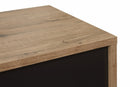 Dressoir | Meubelserie Manor | bruin, naturel, zwart | 220 x 50 x 89 (h) cm