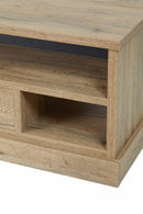 Salontafel | Meubelserie Albert | bruin, naturel, zwart | 125 x 68 x 51 (h) cm