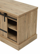 TV meubel | Meubelserie Albert | bruin, naturel, zwart | 164 x 61 x 50 (h) cm